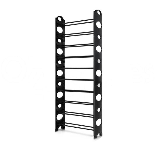 Stackable Shoe Rack for 30 Pairs 10 Tier Shoe Storage