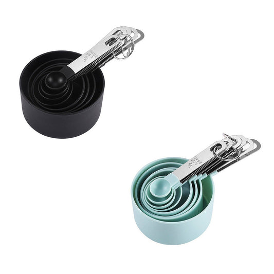 8pcs Stainless Steel Kitchen Measuring Cups and Spoons Set