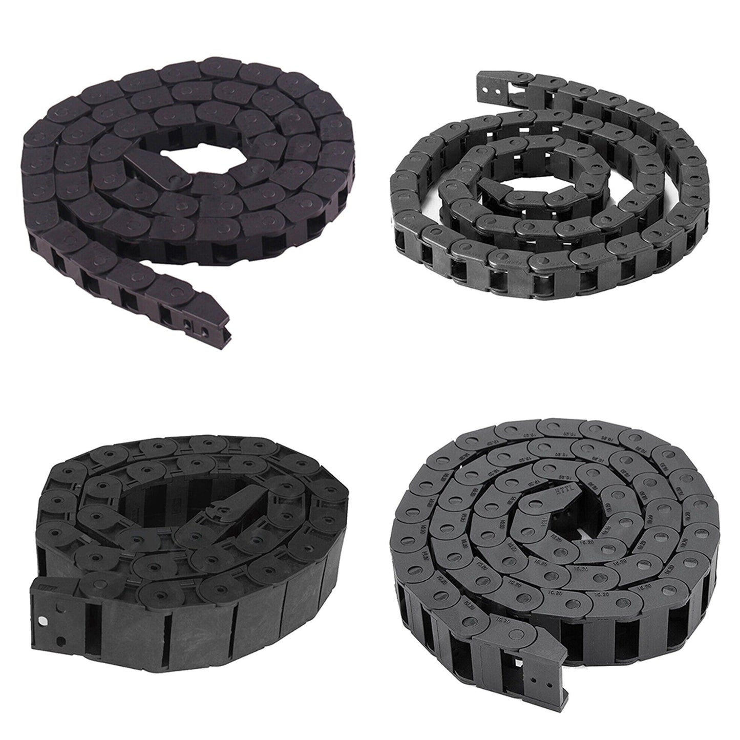 Machine Tool Cable Drag Chain Plastic Towline Carrier Nested