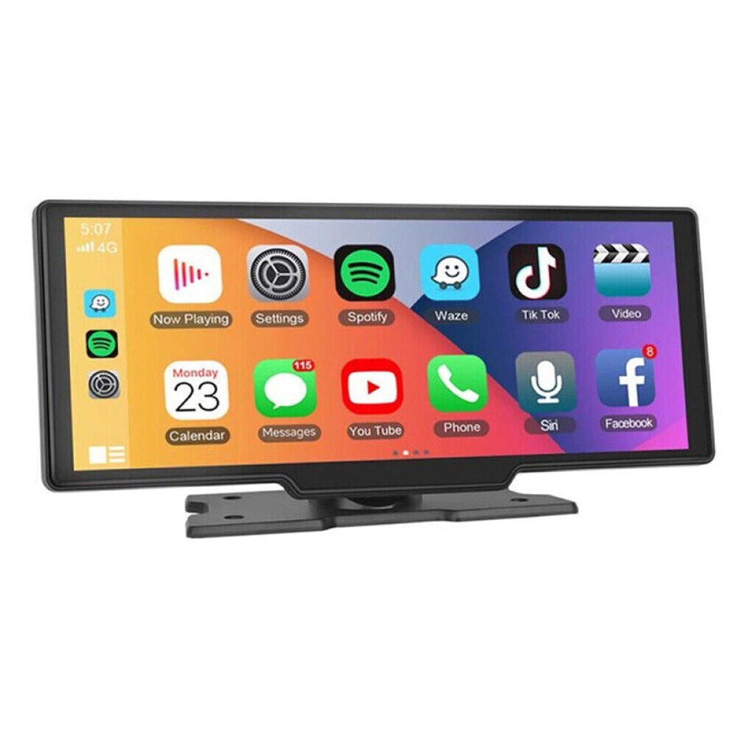 10.26in Touch Screen Car Stereo with Wireless Apple Carplay and Android Auto