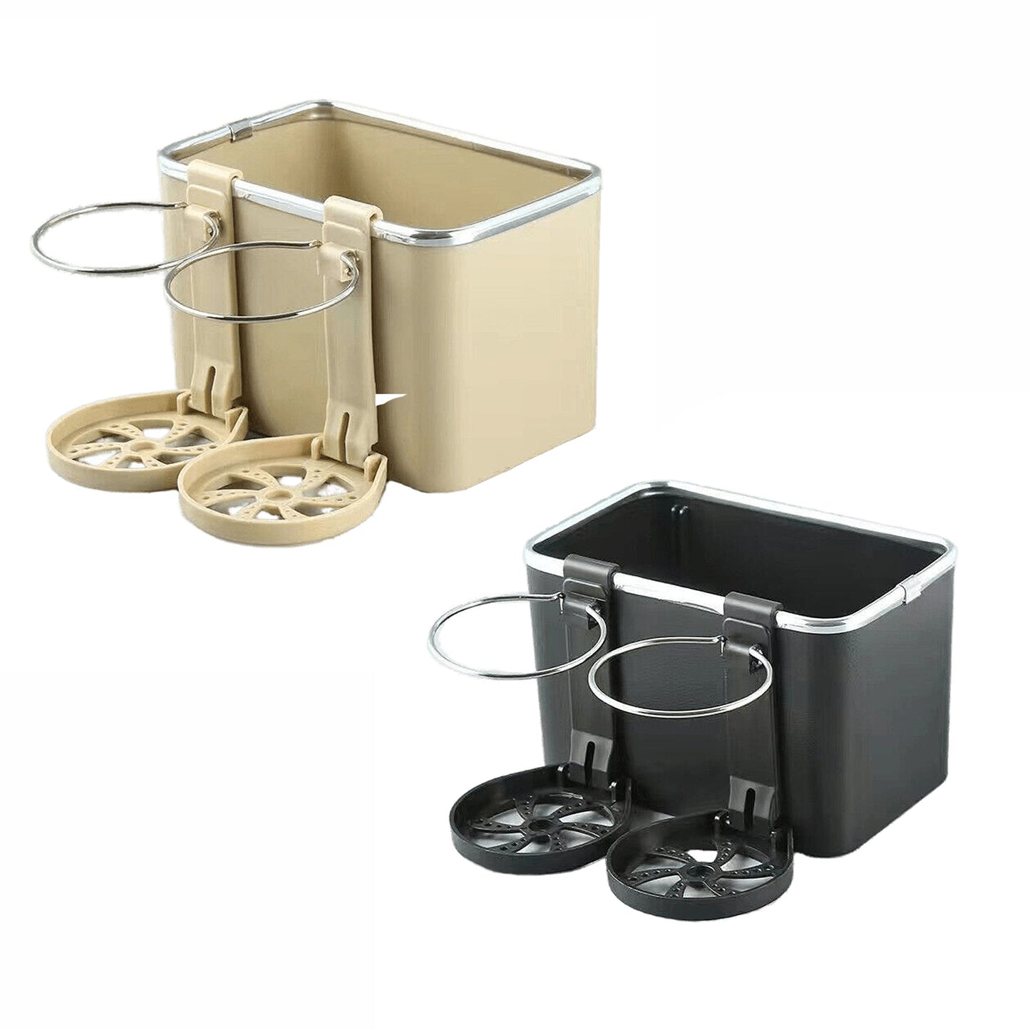 Multifunctional Car Armrest with Tissue Box and Storage Drawers