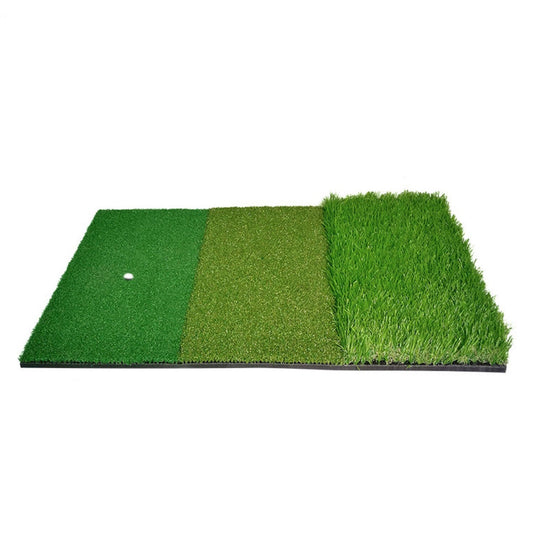 3-in-1 Golf Practice Mat for Indoor Outdoor Training and Hitting