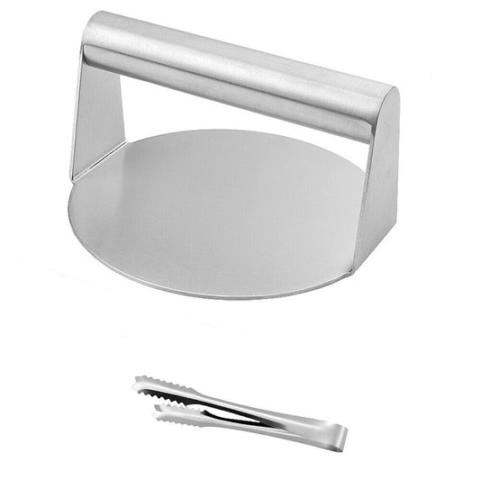 No-Rust Burger Press for Steak and Hamburger Griddle BBQ Accessory