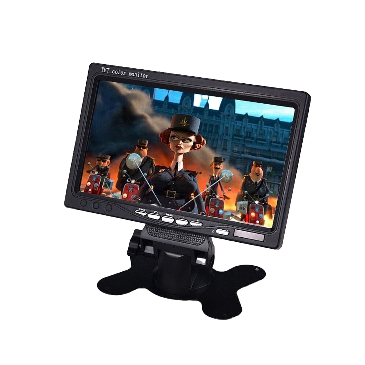7in TFT LCD Color Rear View Car Monitor with Remote