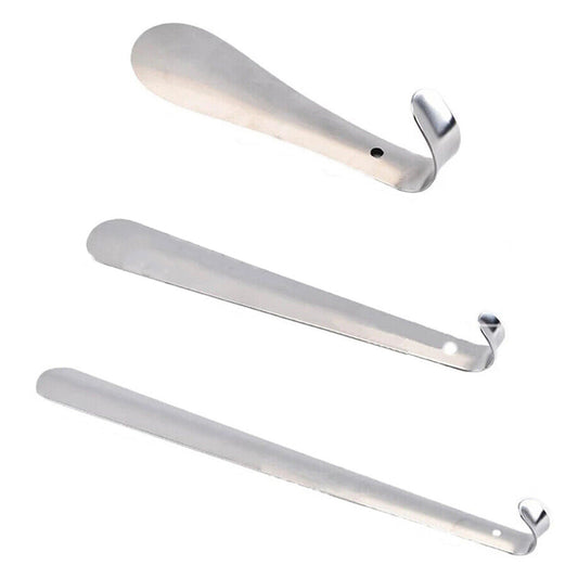 Stainless Shoehorn Handle Long Shoe Lifter Horn Tool 15/30/58/75cm