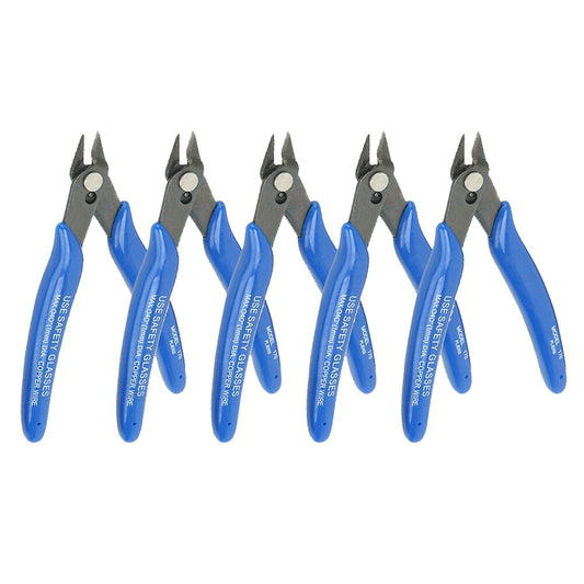 5-Pack Mini Precision Wire Snips and Cable Cutters