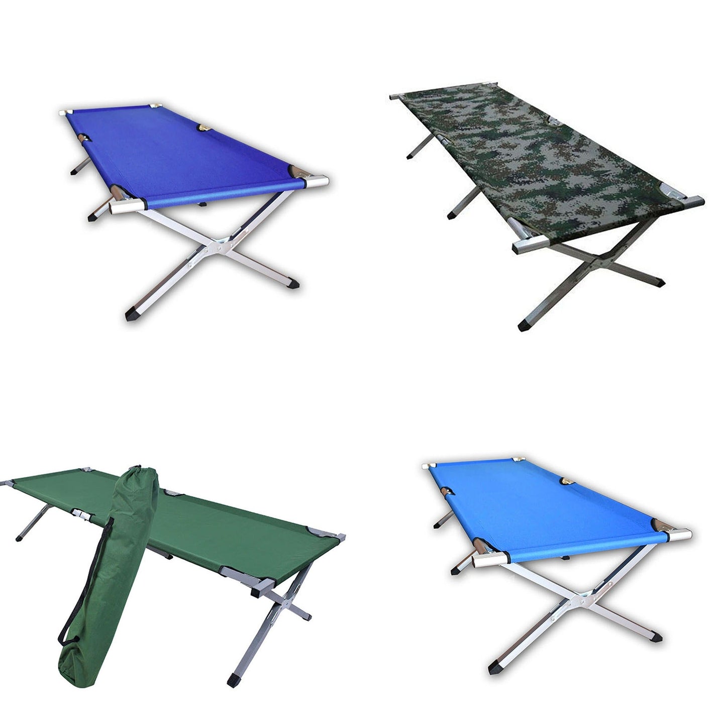 Lightweight Portable Camping Bed Stretcher with Carry Bag