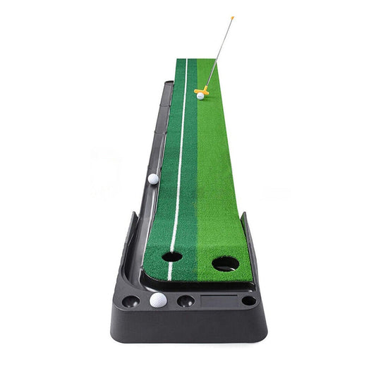 Portable Auto-Return 3M Golf Practice Putting Mat Indoor Outdoor Putter Trainer
