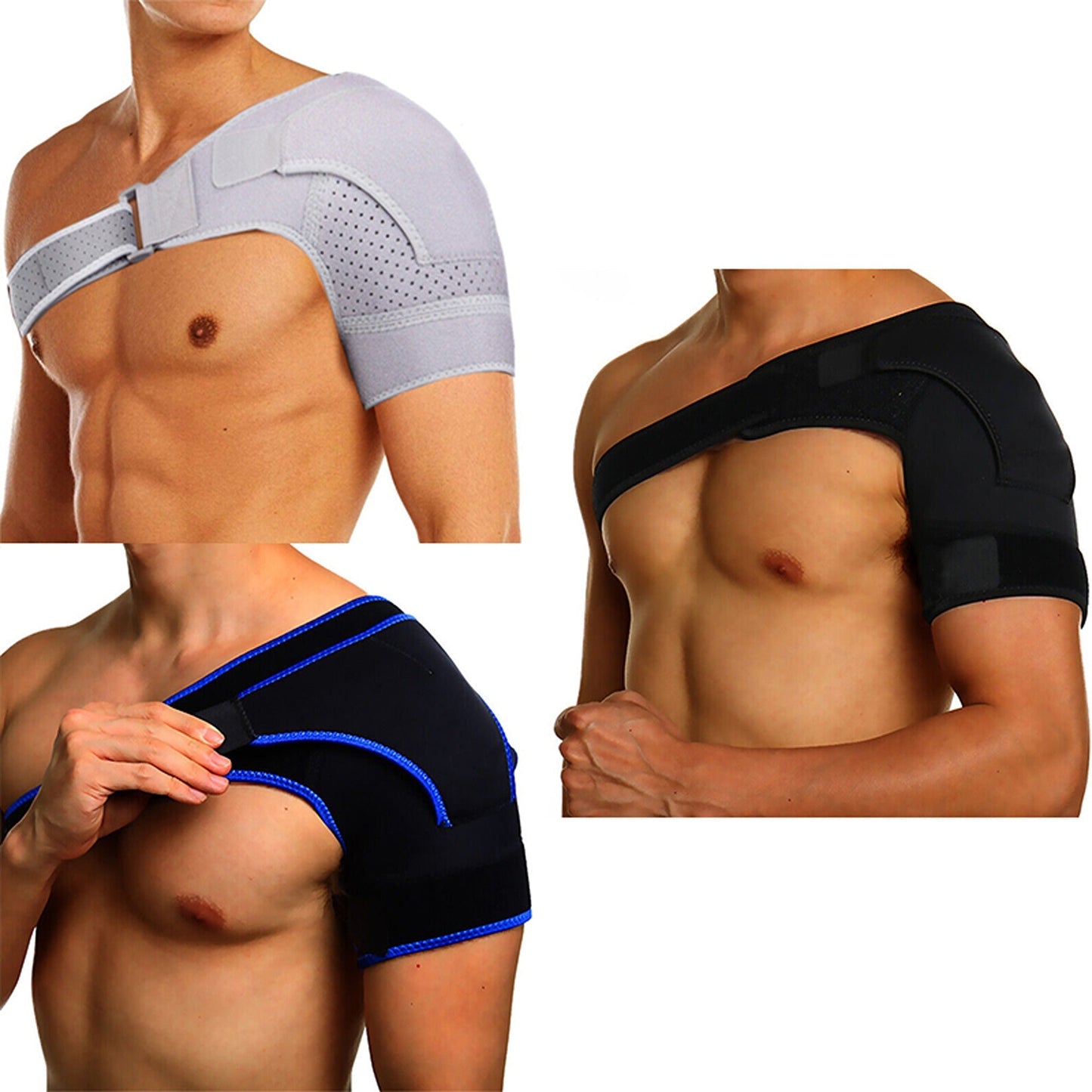 Unisex Shoulder Therapy Support Rotator Cuff Brace Belt Sleeve