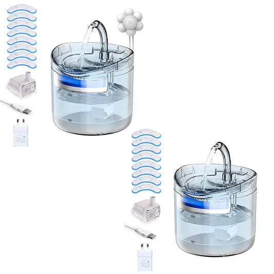 Automatic Electric 2L Pet Water Fountain Cat Dog Sensor Drink Dispenser Filter
