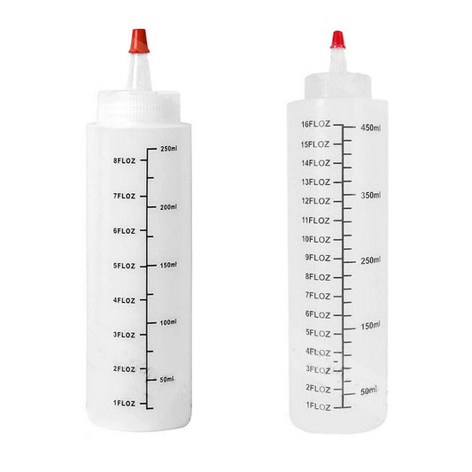 6 Pieces Craft Condiment Squeeze Sauce Bottles Dispenser