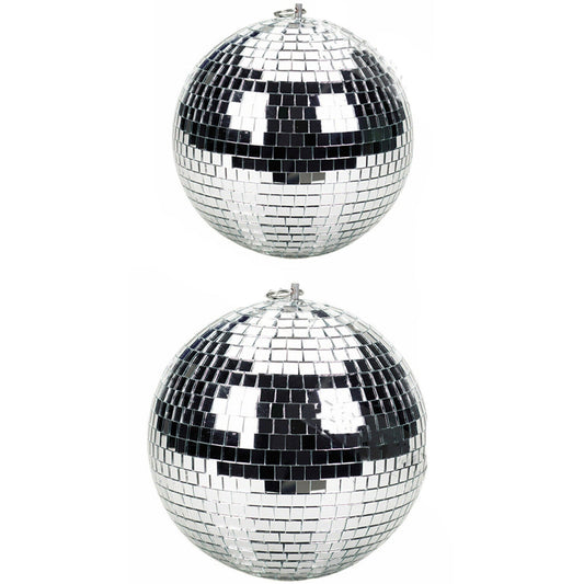 Silver Disco Mirror Ball for Dance Party and DJ Stage Lighting