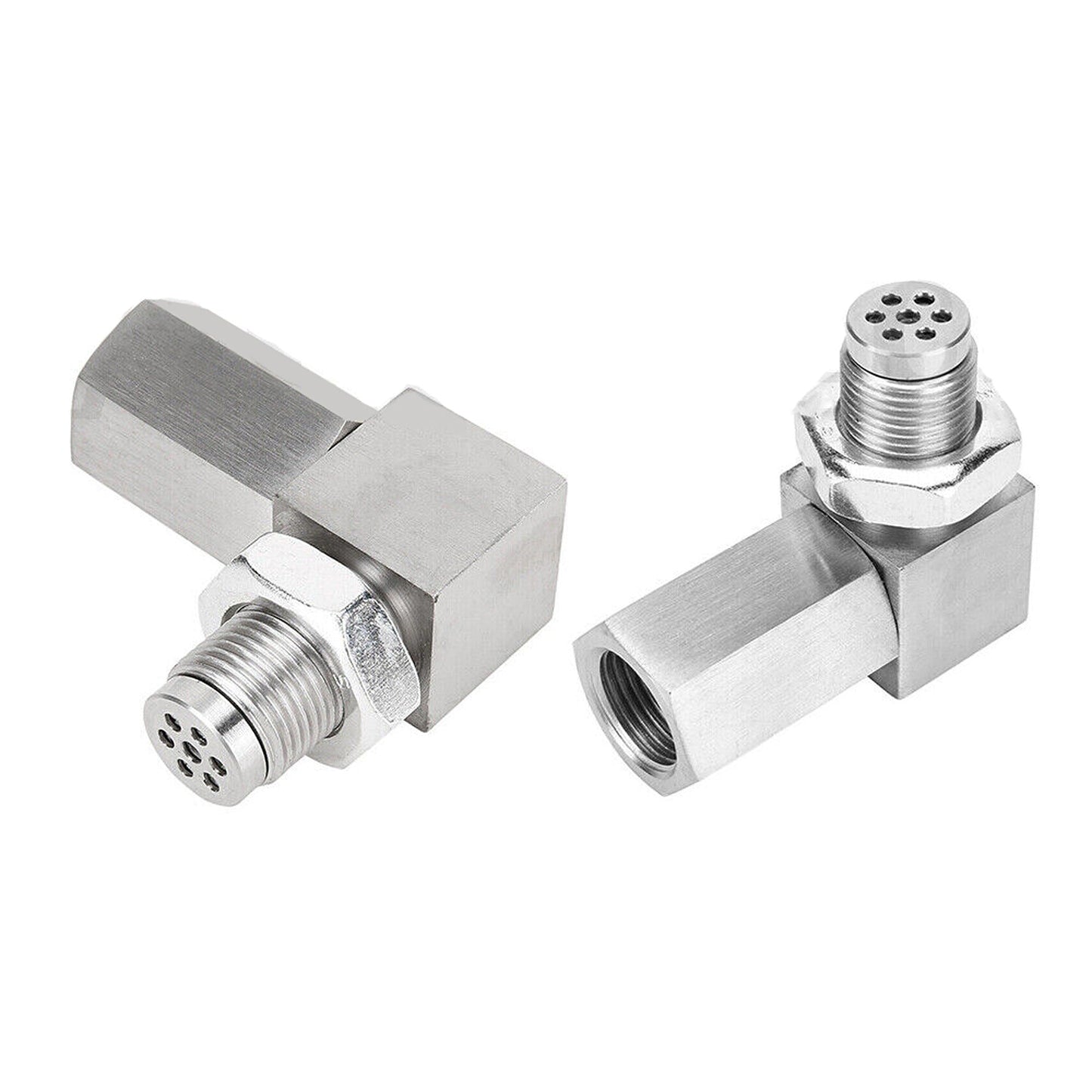 O2 Oxygen Sensor Spacer Adapter for Extending Catalytic Converters 90 Degree