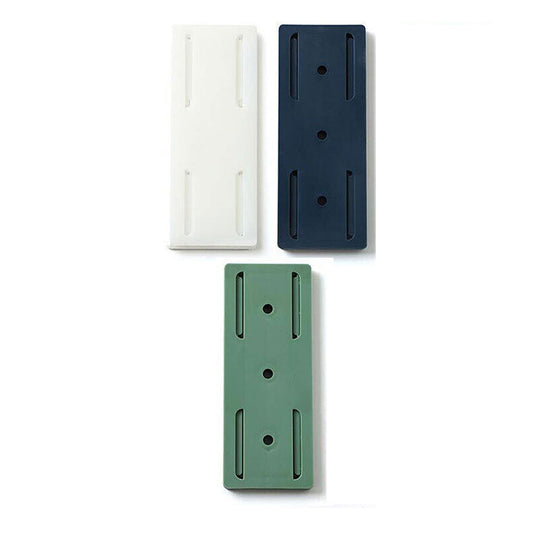 Self-Adhesive Wall-Mount Power Strip Fixer and Plug Organizer