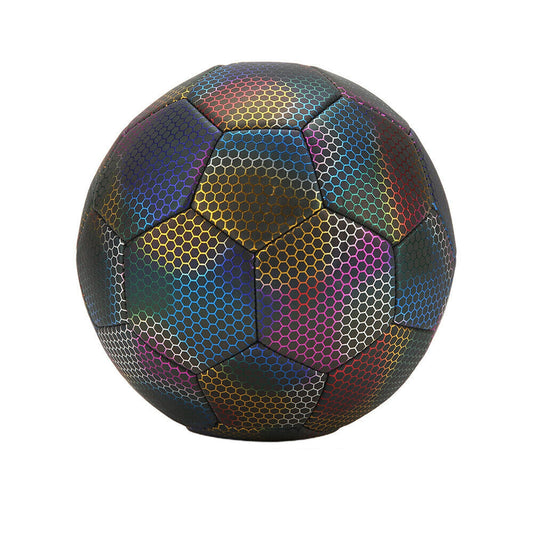 Reflective Soccer Ball for Nighttime Outdoor Training Glows in the Dark