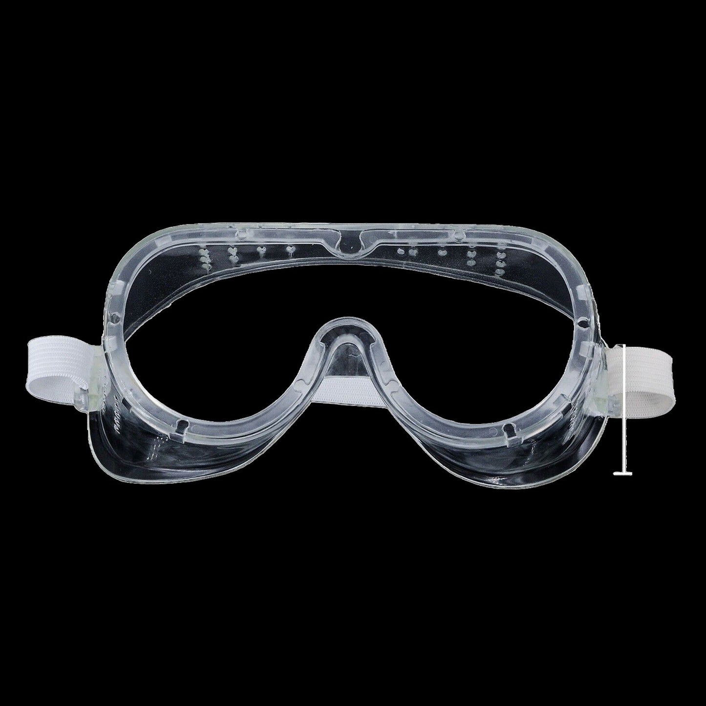 Adjustable Transparent Safety Goggles for Dust and Splash Protection