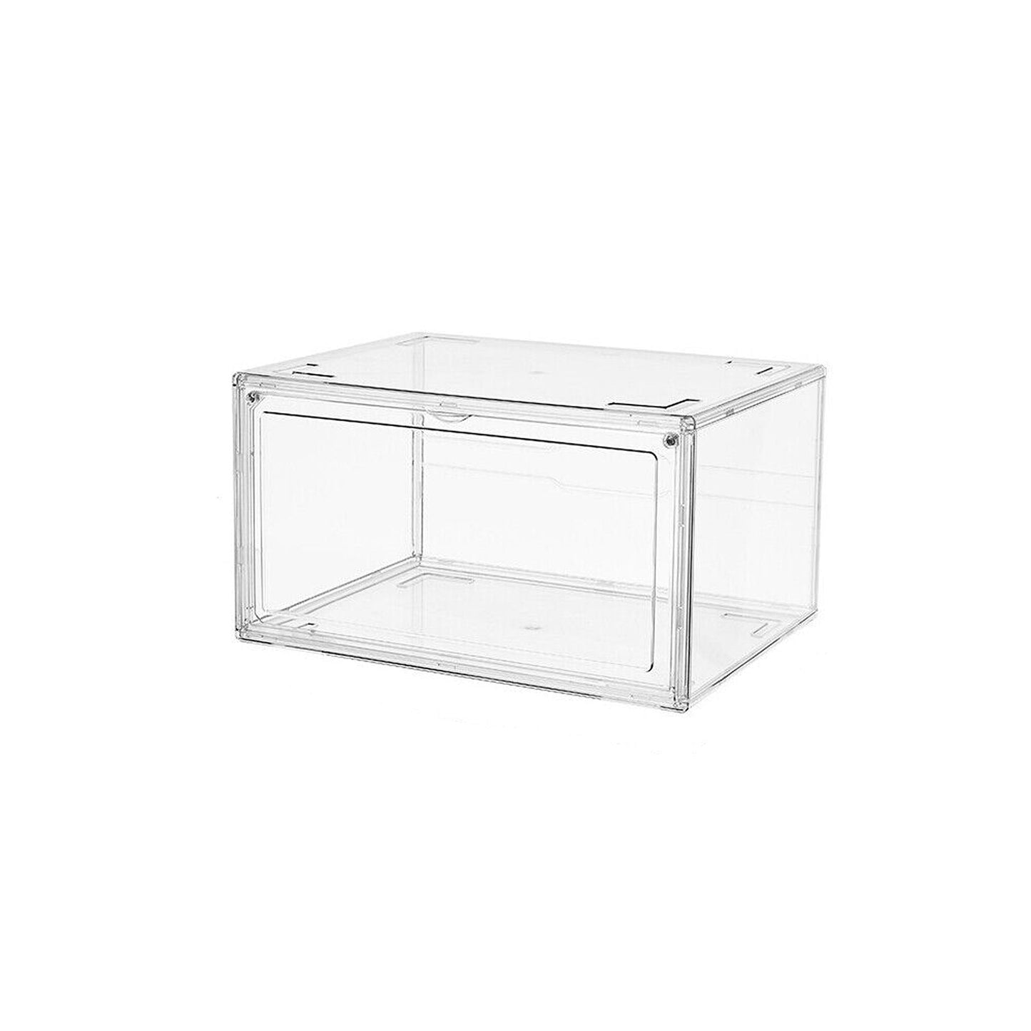 1pc Premium Sneaker Display Stackable Clear Acrylic Shoe Boxes