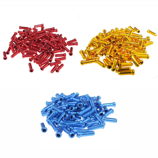 12pcs Alloy Crimp Ferrules for MTB Road Bike Brake Cables