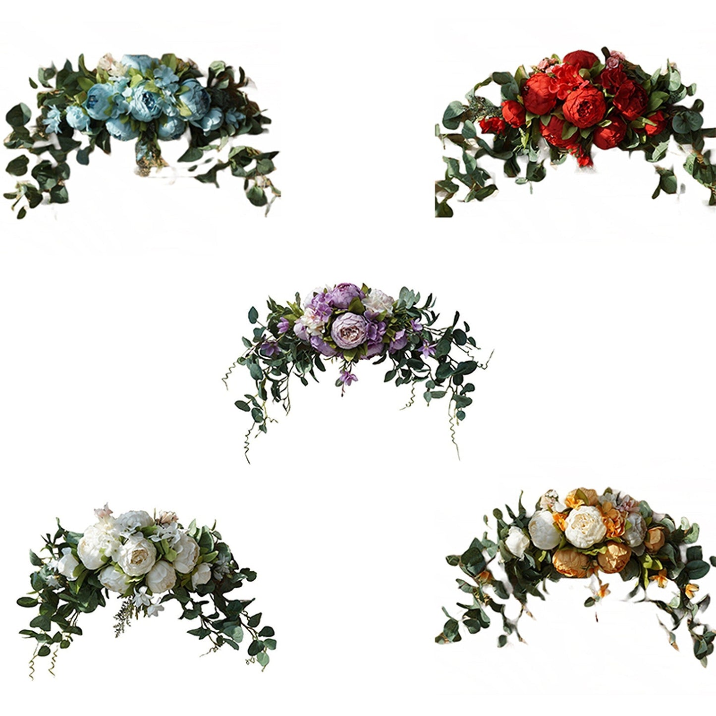 Floral Arch Bouquet Garland Artificial Wedding Door Lintel Decoration