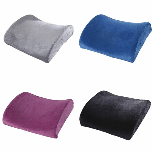Memory Foam Lumbar Seat Cushion Car Back Support Chair Pillow