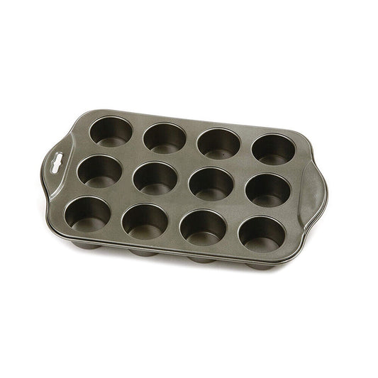 Non-Stick Mini Cheesecake Pan with Removable Base 12 Cups