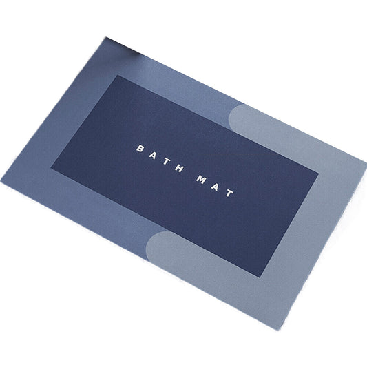 Navy Quick-Drying Non-Slip Bath Mat Super Absorbent Soft Diatom Mud