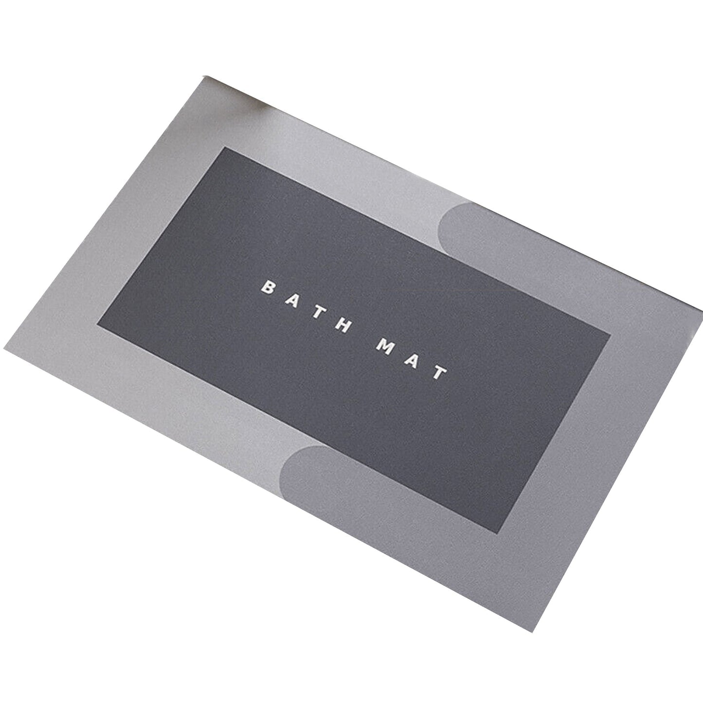 Grey Bath Mat Diatom Mud Quick-Drying Soft Non-Slip Floor Mat