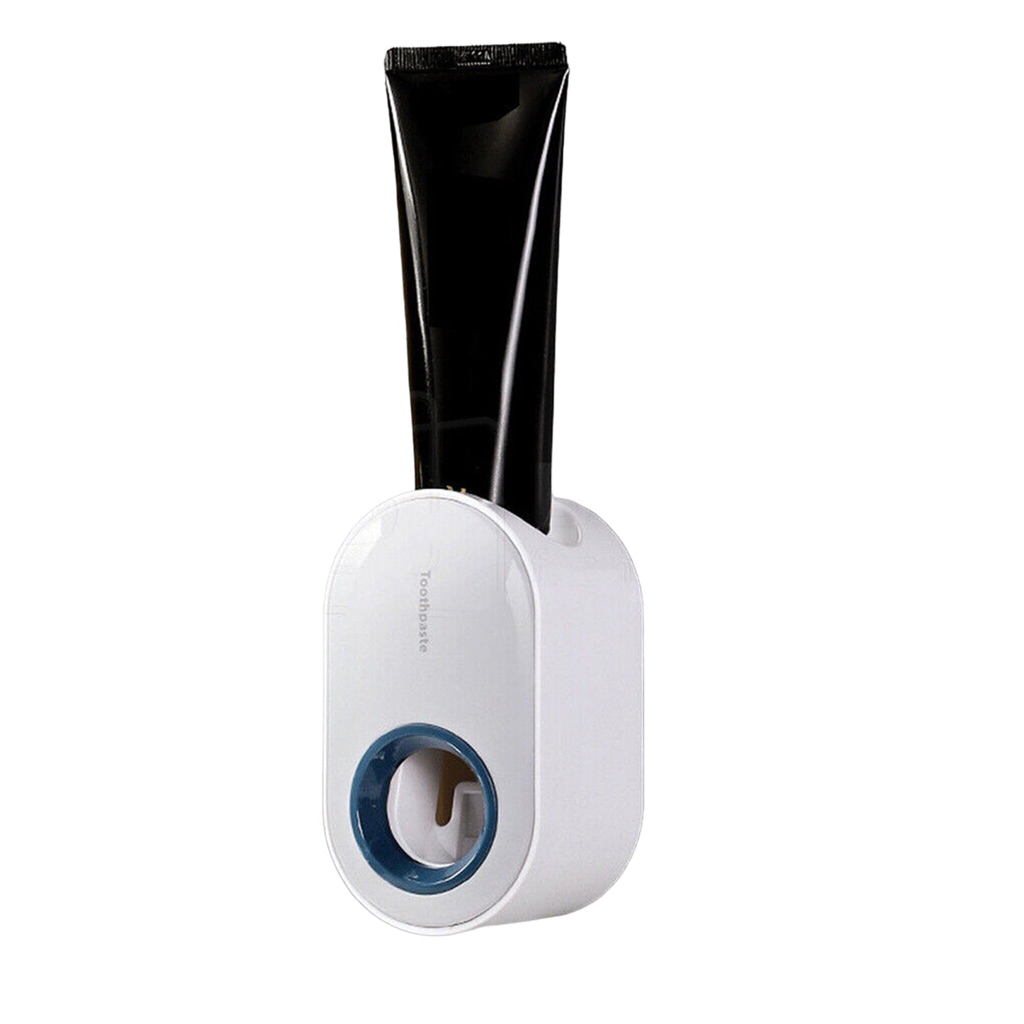 Wall-Mounted Automatic Toothpaste Dispenser and Toothbrush Holder