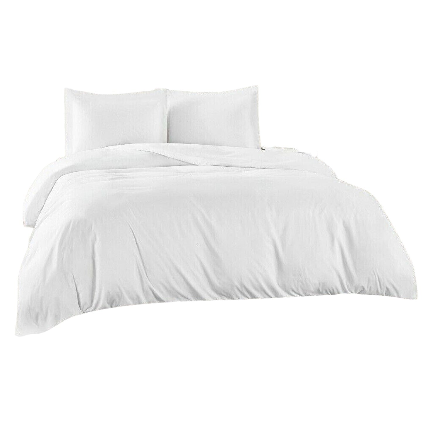White Hotel Quality Egyptian Duvet Cover Set All Sizes