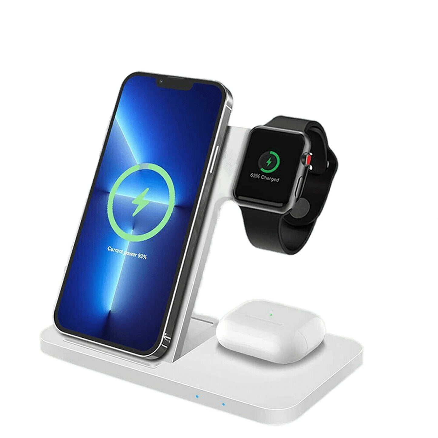 3 in 1 Fast Wireless Charger Station Dock for Apple iPhone 14 Pro 13 12 Watch