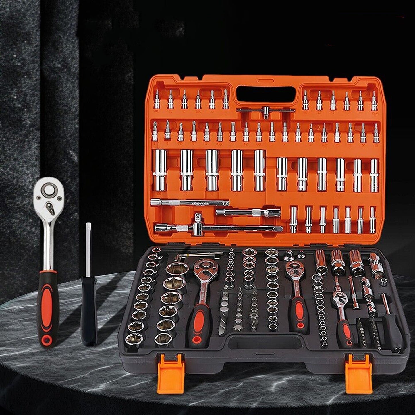 Home Repair Steam Turbine Tool Set 172 Pieces for Onboard Maintenance